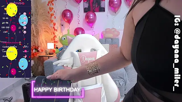  dayana miler online show from 01/08/25, 02:14