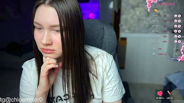 ChloeMillerMeow online show from 02/10/25, 09:15