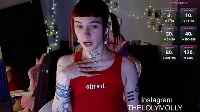 Snapshot of LolyMolli chatting on 02/25/25, 06:09 LolyMolli online show from 02/25/25, 06:09