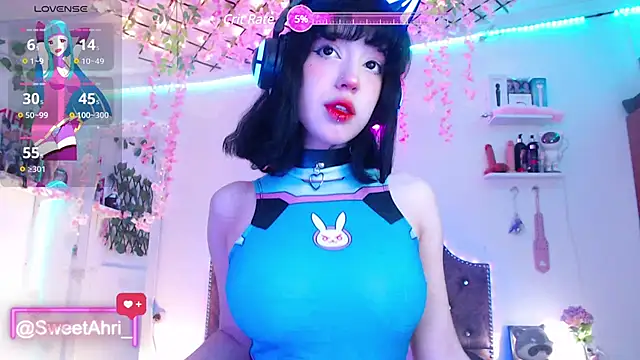 SweetAhri online show from 03/10/25, 10:55