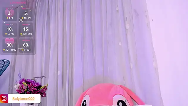 Snapshot of RolyLoren chatting on 02/08/25, 12:28 RolyLoren online show from 02/08/25, 12:28