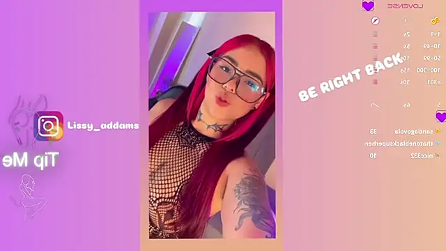 Lissy  Addams online show from 02/01/25, 10:34