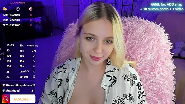 Alice Halle online show from 12/07/24, 06:04