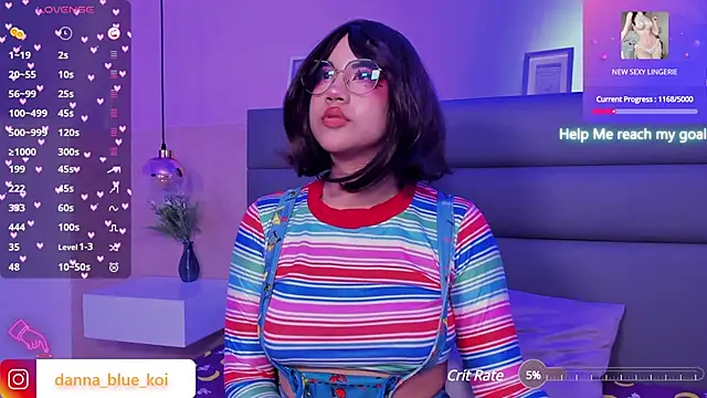 blue koi online show from 01/19/25, 09:01