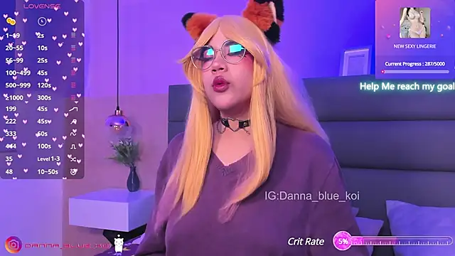 blue koi online show from 01/21/25, 07:28