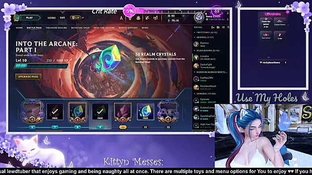 SassyKittyn online show from 12/03/24, 06:15