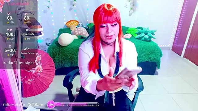 MilkyXSakura online show from 01/19/25, 02:36