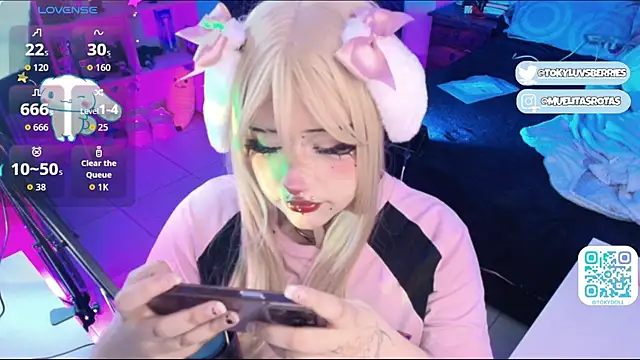 toky doll online show from 07/18/26, 03:22