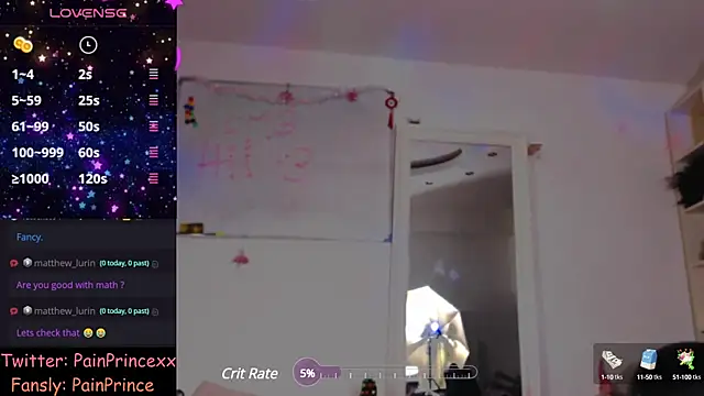 pain princee online show from 12/25/24, 06:09