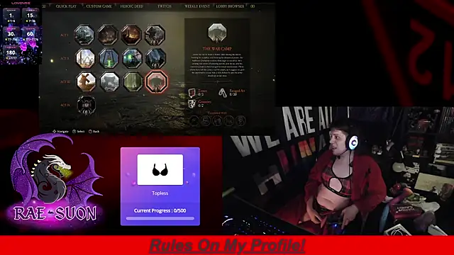 Rae-Suon online show from 12/05/25, 04:43