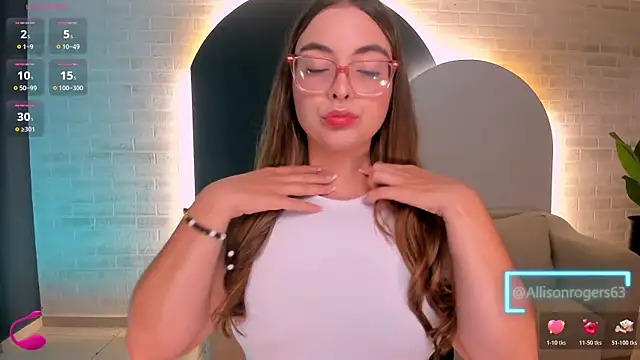 Snapshot of AllisonRogersX chatting on 07/19/26, 11:58 AllisonRogersX online show from 07/19/26, 11:58
