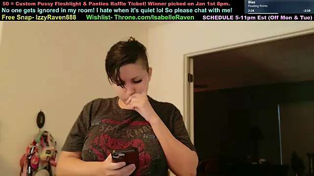 Snapshot of IsabelleRaven chatting on 01/11/26, 08:03 IsabelleRaven online show from 01/11/26, 08:03