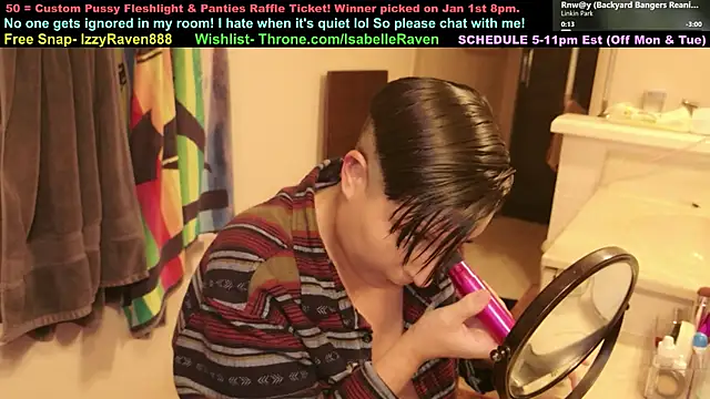 Snapshot of IsabelleRaven chatting on 01/12/26, 11:32 IsabelleRaven online show from 01/12/26, 11:32