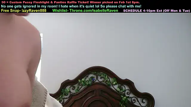 Snapshot of IsabelleRaven chatting on 02/11/26, 05:29 IsabelleRaven online show from 02/11/26, 05:29