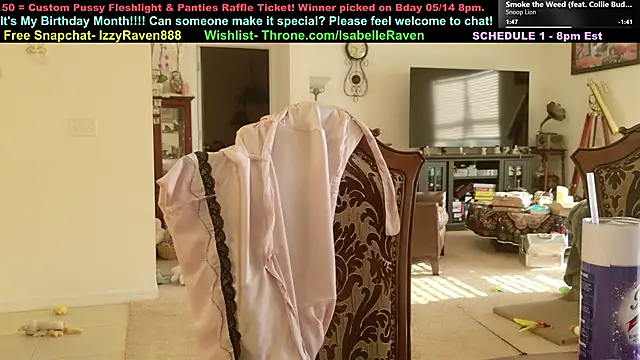 IsabelleRaven online show from 05/14/26, 10:05
