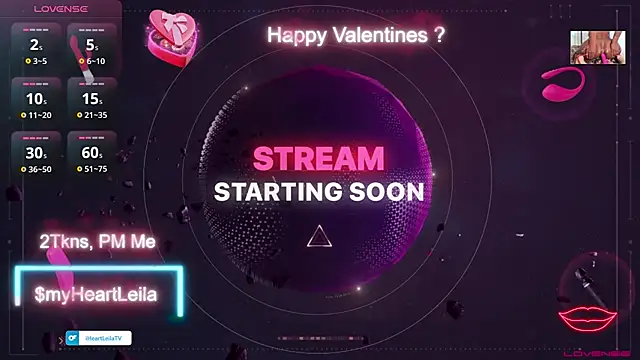 Snapshot of iHeartLeila chatting on 02/18/26, 09:11 iHeartLeila online show from 02/18/26, 09:11