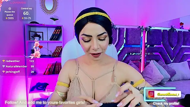 Aurora thomas  1 online show from 01/23/25, 01:24