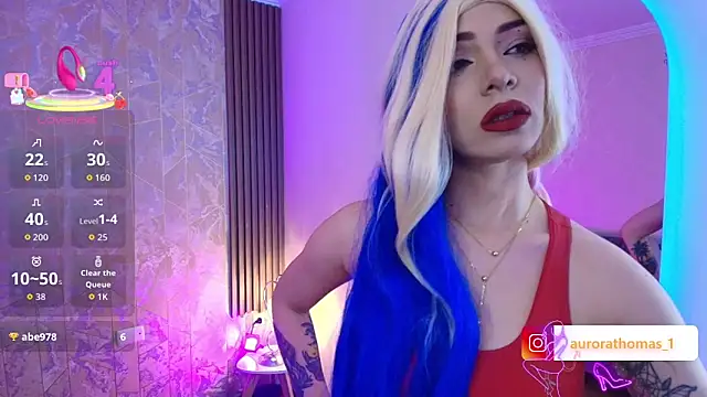 Aurora thomas  1 online show from 04/03/26, 10:08