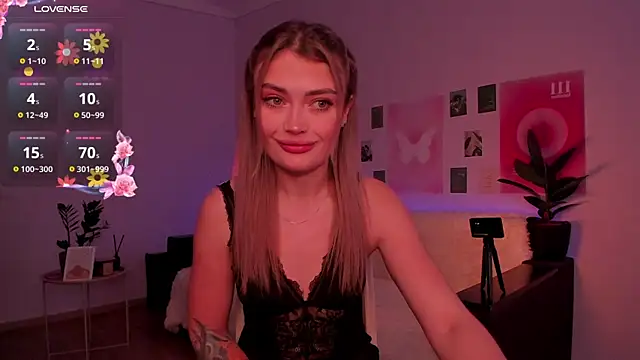 Snapshot of BellaSway chatting on 03/20/25, 07:14 BellaSway online show from 03/20/25, 07:14