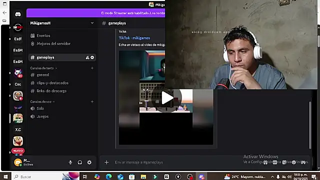 mikigamesH2 online show from 10/05/25, 04:33