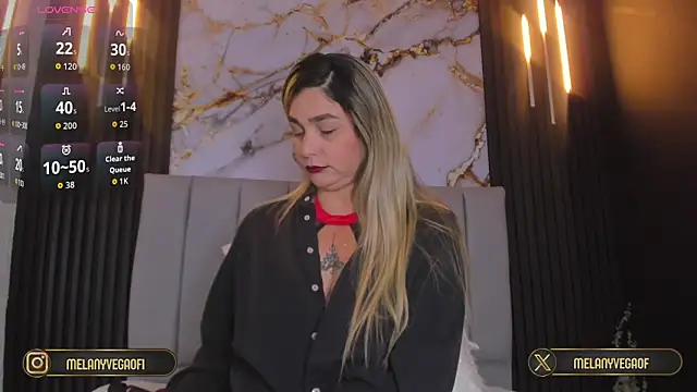 MelanyVegas online show from 09/14/25, 08:13