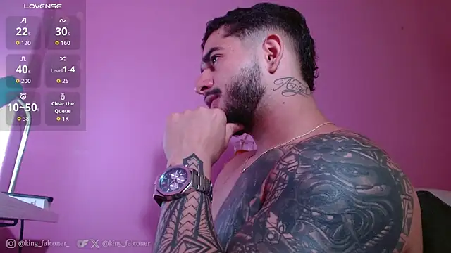 king falconer online show from 04/12/26, 01:21