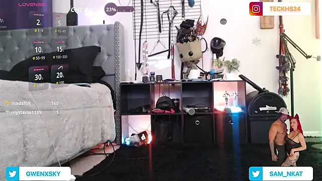 Snapshot of SamXTeck chatting on 06/29/26, 12:39 SamXTeck online show from 06/29/26, 12:39