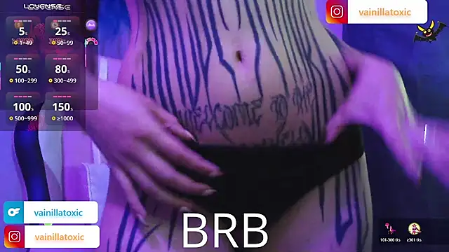 vainilla doll online show from 02/10/26, 12:59