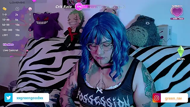 XxGreenGoodxX online show from 10/04/25, 08:07