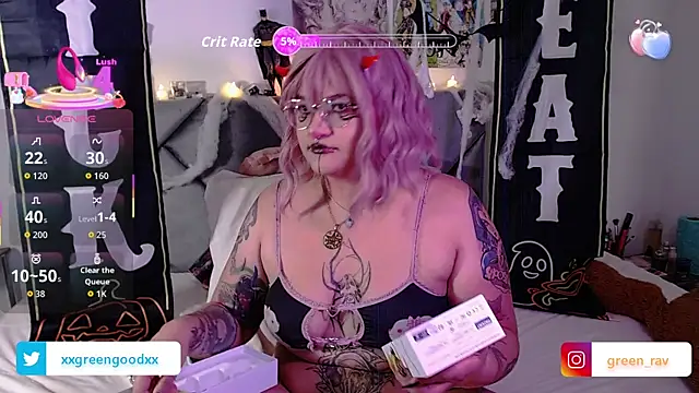 XxGreenGoodxX online show from 10/28/25, 09:50