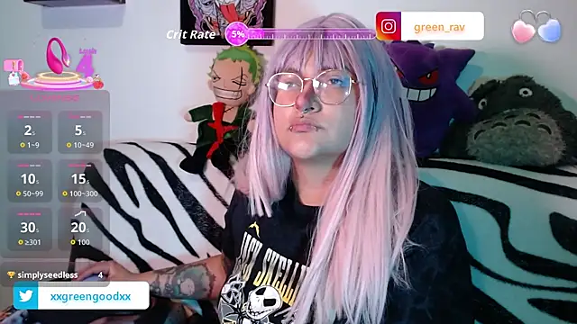 XxGreenGoodxX online show from 11/15/25, 11:32