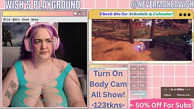 nevermakeawish online show from 04/17/26, 09:45