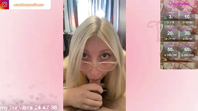 Caroline lover  online show from 11/14/25, 09:52