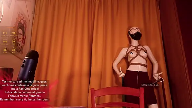 Giantess Eva online show from 10/15/25, 04:51
