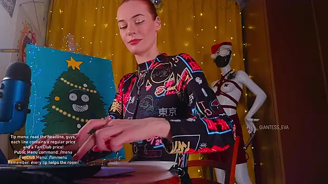 Giantess Eva online show from 12/22/25, 07:11