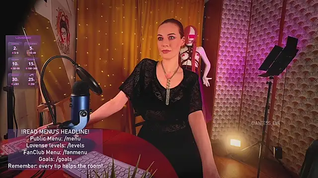 Giantess Eva online show from 04/19/26, 04:50