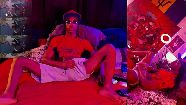 BlackLewdSpidey online show from 01/19/25, 05:28