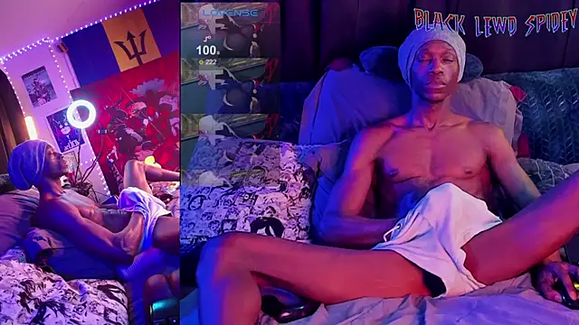 BlackLewdSpidey online show from 03/17/25, 06:18