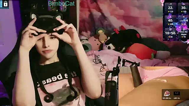 BimboCat online show from 12/01/25, 02:16