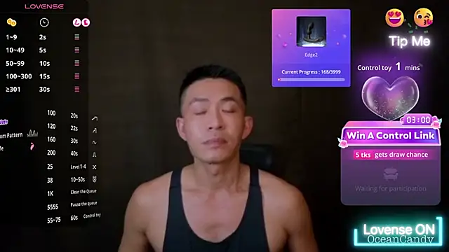 OceanCandy online show from 01/11/26, 01:49