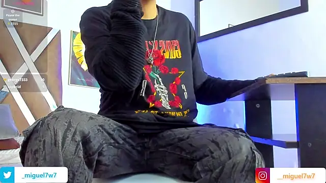   Miguel7w7 online show from 01/13/26, 07:30