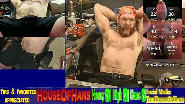 HouseOfHans online show from 04/02/26, 01:20