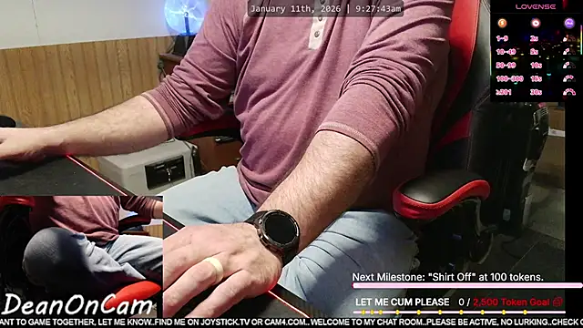 DeanonCam online show from 01/11/26, 03:28