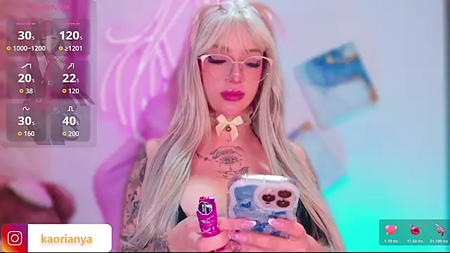 Snapshot of kaorianya chatting on 02/23/26, 12:09 kaorianya online show from 02/23/26, 12:09