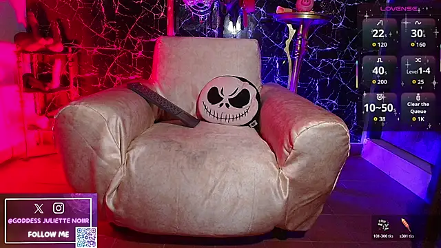 GoddessJulietteNoiir online show from 04/07/26, 10:59