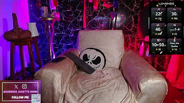GoddessJulietteNoiir online show from 06/10/26, 10:36