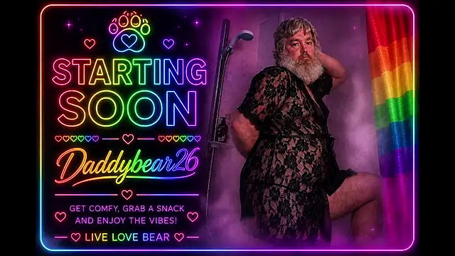Snapshot of Daddybear26 chatting on 06/18/26, 02:54 Daddybear26 online show from 06/18/26, 02:54