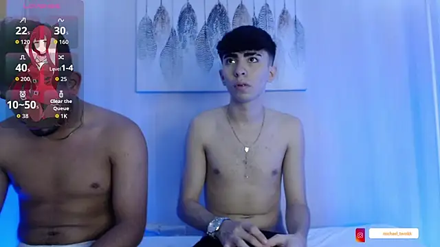 Snapshot of Michaell_and_twink chatting on 07/19/26, 10:24 Michaell and twink online show from 07/19/26, 10:24
