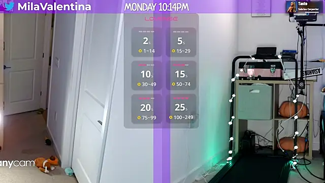 MilaValentina online show from 01/28/25, 03:15