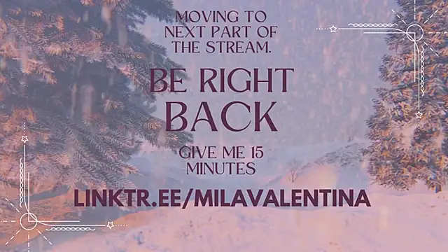 MilaValentina online show from 02/01/25, 03:30